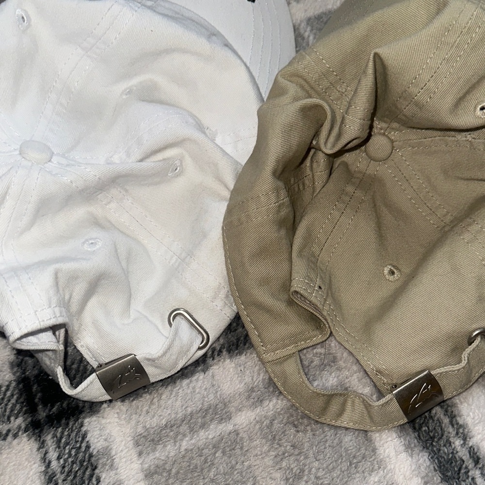 Alphalete Cream grey and Tan Caps BUNDLE - Picture 6 of 14
